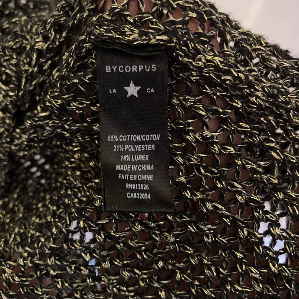 Urban Outfitters Black and Gold Loose-knit Sweater - Picture 4 of 4